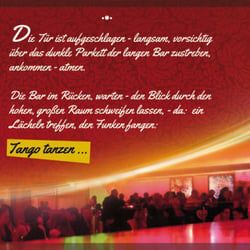 TANGO maldito Nacht Kantine Tango