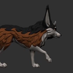 3D Creature – Fox, Vultux (personal project)