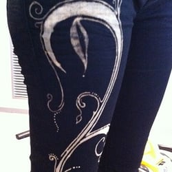 Tattoo auf Jeans