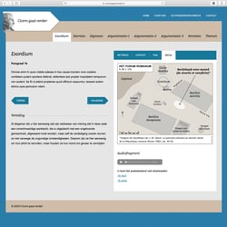 Cicero gaat verder – webpagina – plattegrond