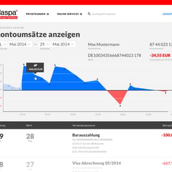 Hamburger Sparkasse – Entwurf Online Banking