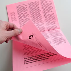Es handelt sich um das Format des Poster-Magazins