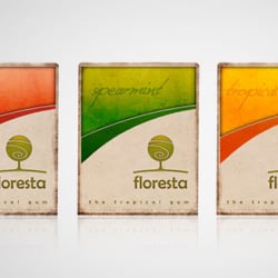 Produkteinführung/Redesign Biokaugummi Floresta – The Tropical Gum – www.stilknecht.de/_floresta.html