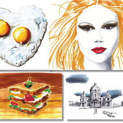 Copicmarker Arbeiten