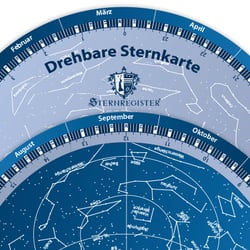 Drehbare Sternenkarte