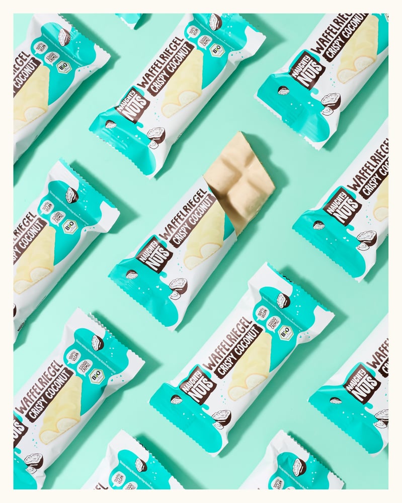Waffle bars for Naughty Nuts