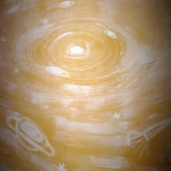 The Space/Far Worlds/Ferne Welten - Wandmalerei 7