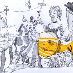 Yellow Series III, Kugelschreiber