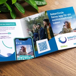 WERBEMATERIAL // App SoberCircle Guttempler in Deutschland e. V.
