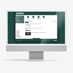 metabo Onlineportal – Produktschildgenerator
