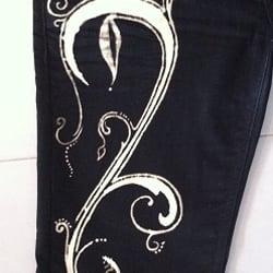 Tattoo auf Jeans
