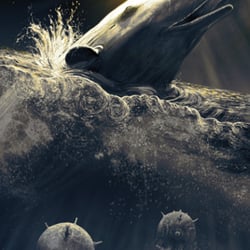 Melvilles prophetic nightmare – Poster-Design für den Release von „Heavy Zooo“ von Beehoover