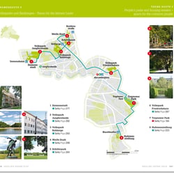 Kartenseite Themenroute Volksparks und Siedlungen