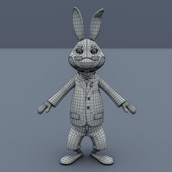 Die Häschenschule – Wire Ferdinand Hasenkostüm – Character Modeling/Texturing