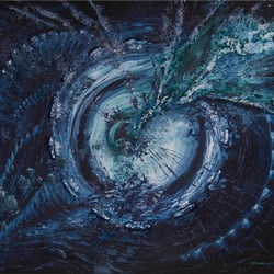 Mein Orbit – Acryl auf Leinwand