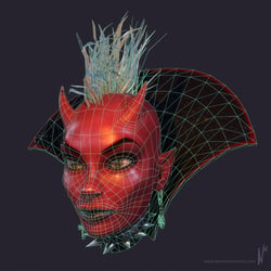 Devil Girl – Wireframe (Client: Mybrana Network, SL)