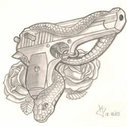 Ohne Titel – Tattooentwurf für eine Freundin