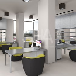 Designkonzept für ein Brillengeschäft