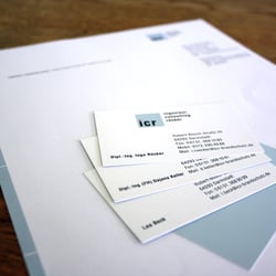 Corporate Design, Logo und Geschäftsausstattung für ein Ingenieurbüro