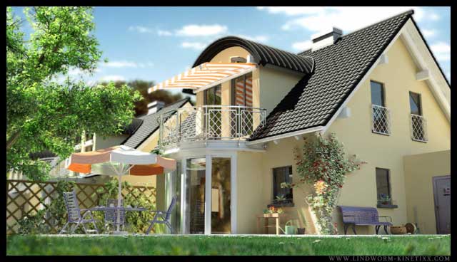 Singel-family house with garden