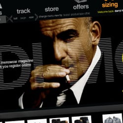 Di-Moda Clothing: Alternative landing page / homepage