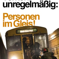 Personen im Gleis!