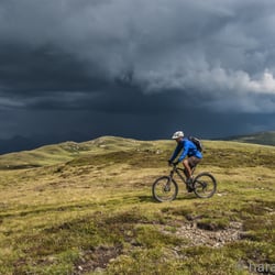 Heavy Weather auf den Astjoch Trails