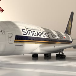 3D-Modell „Airbus A380“
