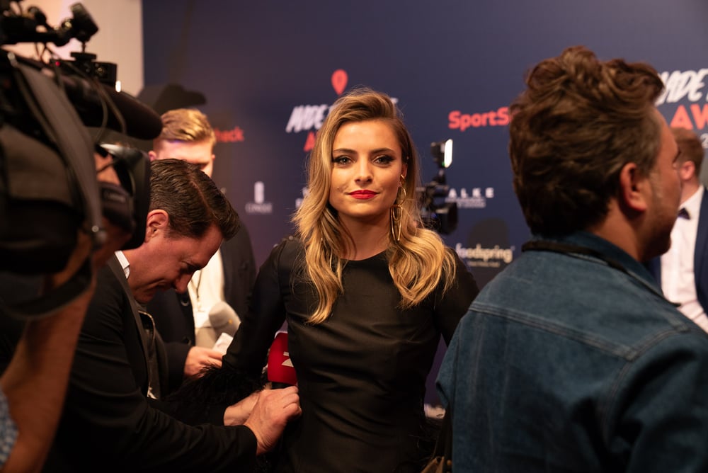 Sophia Thomalla – Red Carpet, SportScheck Awards München