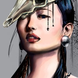 digitales Portrait