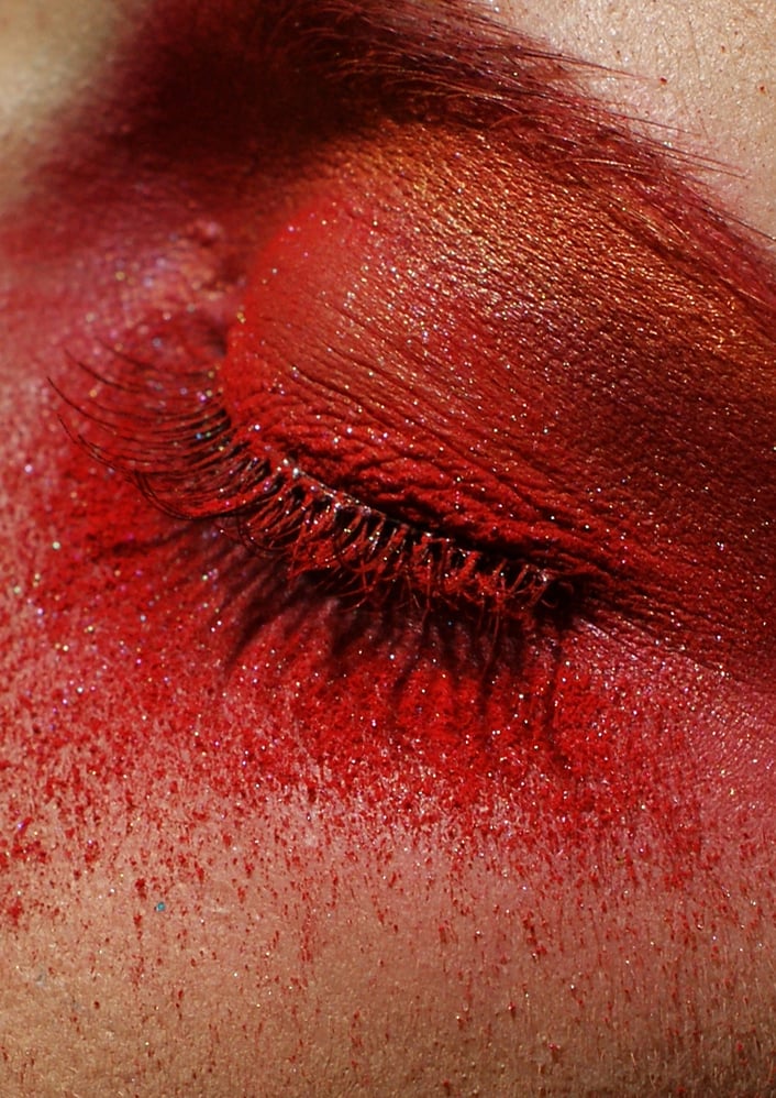 close up rot verflüssigt