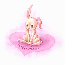 Valentine | Aquarell auf Papier