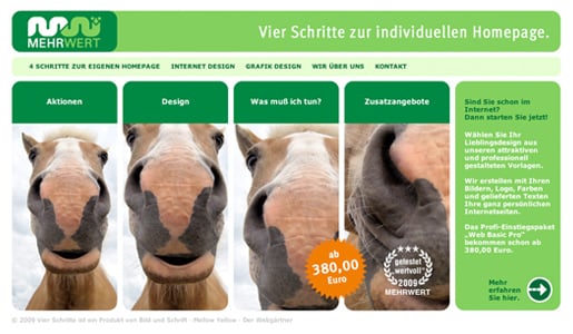 Vier Schritte