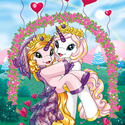 Filly Winter Wedding Cover & Poster Illustration | Vektor- und Pixelgrafik für Blue Ocean