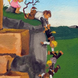 Wandmalerei Trolle – Acryl
