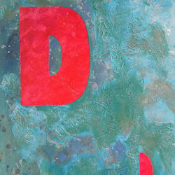 „D“ Acryl, 50×70