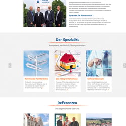 Hompage mit weiteren Informationen zu synergie kommunal GmbH