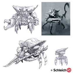 Schleich Kampfkrabbe – Concept Art