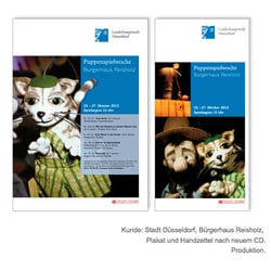 Plakat und Flyer