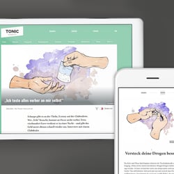 Illustrationen für das tonic magazin (online und print)