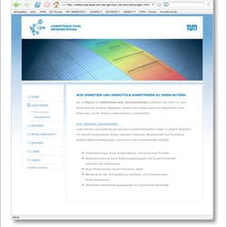 Website des Competence Polls Weihenstephan