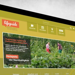 Onlineportal für Nachhaltigkeit in Augsburg von creationell