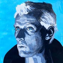 Rutger Hauer in Bladerunner, entstanden für inktober 2020
