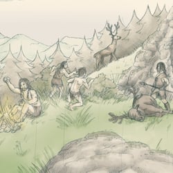 Panoramabild Homo Heidelbergensis
