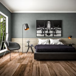 Innenraumvisualisierung: Fotorealistische Visualisierung einer Schlafzimmerszene