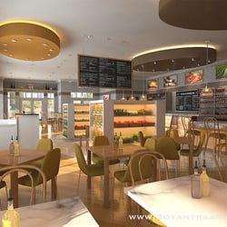 comercial 3d Vinterior bar restaurante cgi