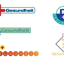 Logo Entwürfe für IT-Gesundheit