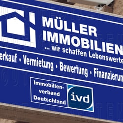 Immobilien-Leuchtreklame erstellen | Layout gestalten
