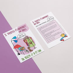 Flyer Viertelflohmarkt Wuppertal 2024