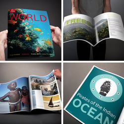 Vodacom World – Magazine Design